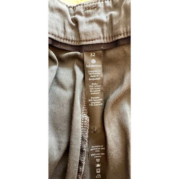 Lululemon Men's Commission Pant Swift Cotton Slim Active Size 32 - Picture 6 of 8